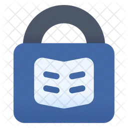 Locked Book  Icon