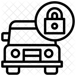 잠긴 차  아이콘