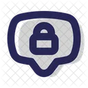 Locked Chat Message Icon