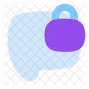 Locked Chat Communication Conversation Icon