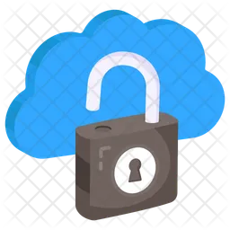 Locked Cloud  Icon