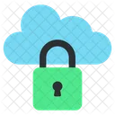 Locked Cloud Cloud Access Cloud Security Icône