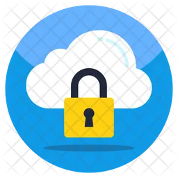 Locked Cloud  Icon