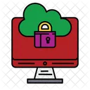 Locked Cloud  Icon