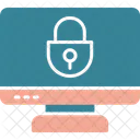 Locked Computer  Icon