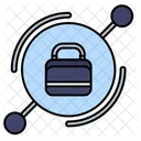 Locked Database System Security Lock Icon