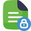 Locked Document Icon