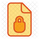 Locked Document  Icon