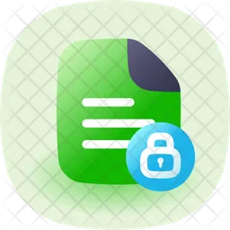 Locked document  Icon