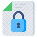 Locked File File Protection Secure File Icon