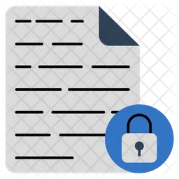 Locked File  Icon