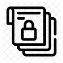 Locked Document File Icon