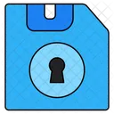 Locked Floppy  Icon