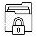 Locked Folder Secure Icon