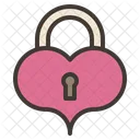 Locked Heart Mind Icon