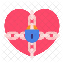 Locked heart  Icon