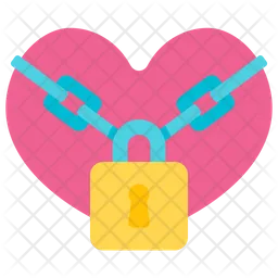 Locked Heart  Icon