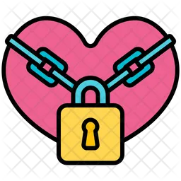 Locked Heart  Icon