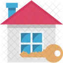 Locked House House Security House Insurance Icon