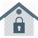 Locked House House Security House Insurance Icon