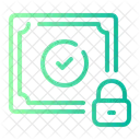 Locked Collateral Contract Icon