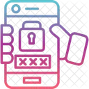 Locked Mobile Password Icon
