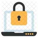 Locked Laptop System Security System Protection Icon