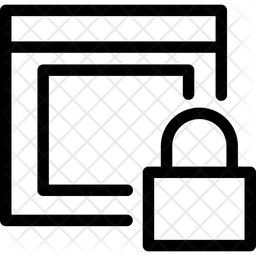 Locked Layout  Icon