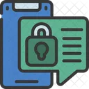 Locked Message Private Message Mail Encryption Icon