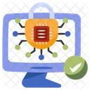 System Security System Protection Secure System 아이콘