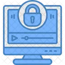 Locked Video Locked Video Icon