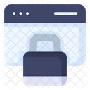 Locked Webpage  Icon
