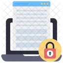 웹 보안 웹 보호 보안 웹사이트 아이콘