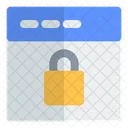Locked Website Locked Website Icon