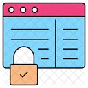Locked Website  Icon