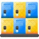 ロッカー、金庫、金庫室 アイコン