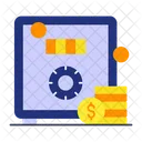Business Deposit Box Digital Icon