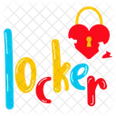 Heart Lock Heart Padlock Locker Icon