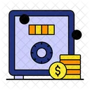 Business Deposit Box Digital Icon