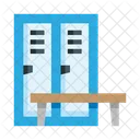 Workout Locker Room Lockers Icon