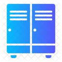 Locker Room Changing Room Furniture Icône
