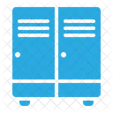Locker Room Changing Room Furniture Icône