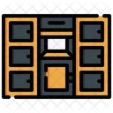 Lockers Locker Room Furniture Icon