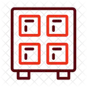 Locker Furniture School Icon