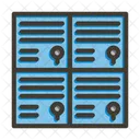 Locker Furniture School Icon