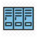 Locker Furniture School Icon