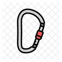 Locking Carabiner Mountaineering Icon