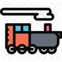Locomotive Vehicle Machine Icon