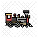 Vapor Locomotora Industria Icono