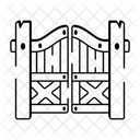 Lodge Gate Entrance Gateway Icon
